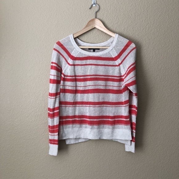 Anthropologie Sweaters - Anthropologie sanctuary open knit striped sweater